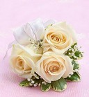 White Rose Corsage Davis Floral Clayton Indiana from Davis Floral